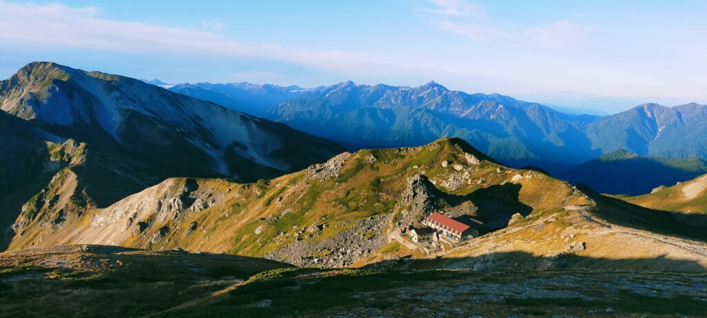 Lanscape from the top of Mt. Hakuba